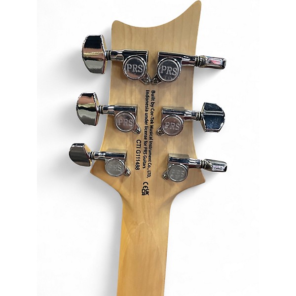 Used PRS SE CE 24 Silver Solid Body Electric Guitar