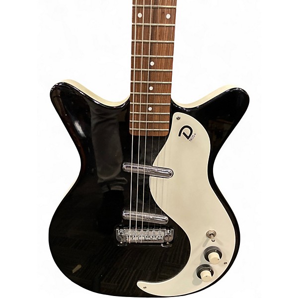 Used Danelectro 59 NOS+ Black Solid Body Electric Guitar