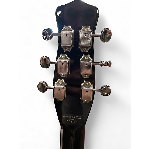 Used Danelectro 59 NOS+ Black Solid Body Electric Guitar