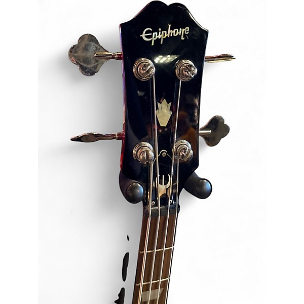 Used Epiphone SG Bass Worn Cherry Electric Bass Guitar