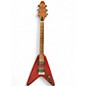 Used Harmony FLYING V RED Solid Body Electric Guitar thumbnail