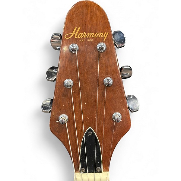 Used Harmony FLYING V RED Solid Body Electric Guitar