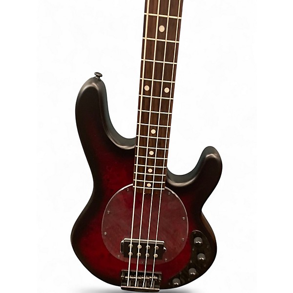 Used Sterling by Music Man RAY 34PB SCARLET Electric Bass Guitar