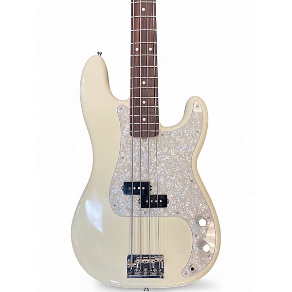 Used Fender American Professional II Precision Bass Olympic White Electric Bass Guitar