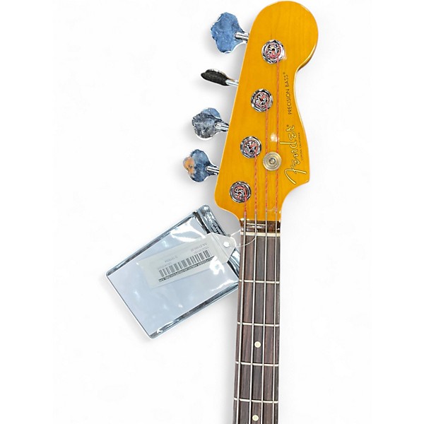 Used Fender American Professional II Precision Bass Olympic White Electric Bass Guitar