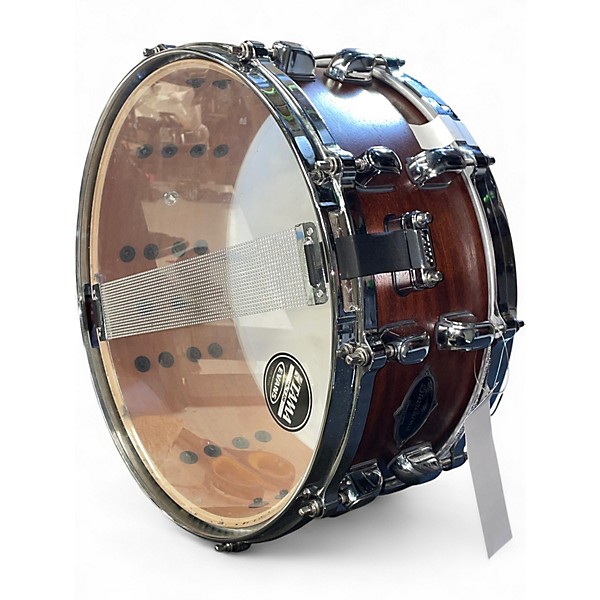Used TAMA 14X6.5 Starclassic Performer Snare Brown Drum