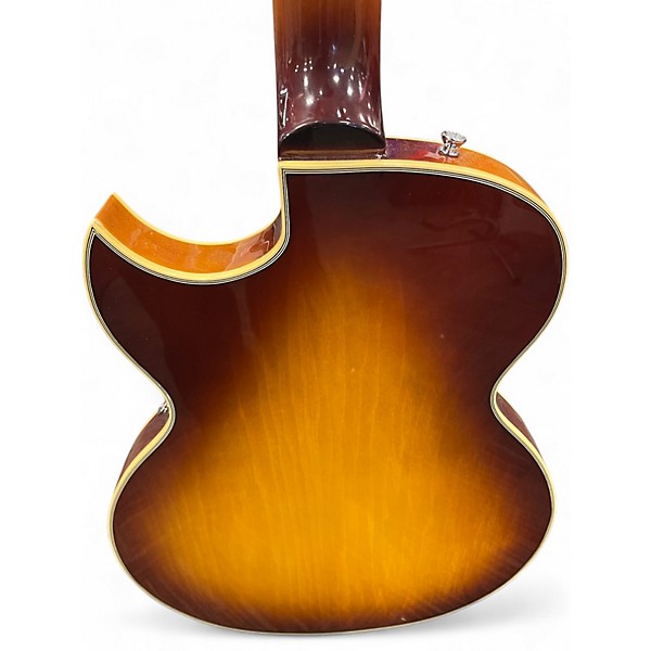 Used Iyv IJZ-300 Sunburst Hollow Body Electric Guitar