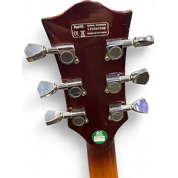 Used Iyv IJZ-300 Sunburst Hollow Body Electric Guitar