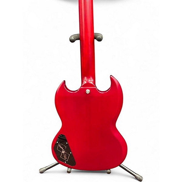 Used Epiphone Les Paul Custom Red Solid Body Electric Guitar