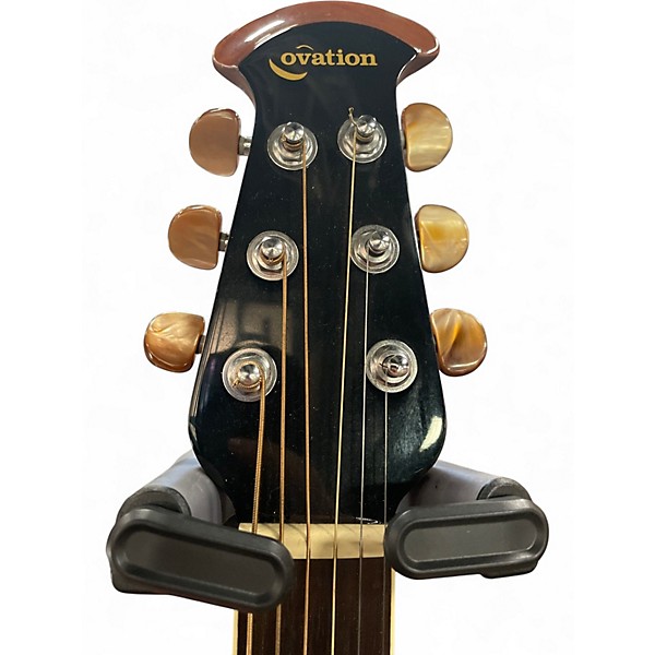 Used Ovation GC24 Celebrity Brown Acoustic Electric Guitar