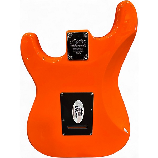 Used Schecter Guitar Research NICK JOHNSTON SSS Orange Solid Body Electric Guitar