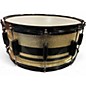 Used Gretsch Drums 6X14 Catalina Club Series Snare Black and Gold Sparkle Drum