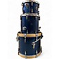 Used SONOR 3 Piece aqx jazz Blue Drum Kit