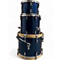 Used SONOR 3 Piece aqx jazz Blue Drum Kit