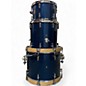 Used SONOR 3 Piece aqx jazz Blue Drum Kit