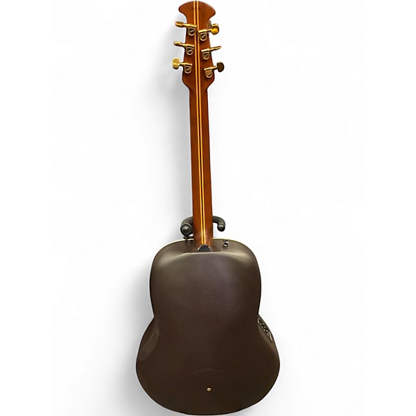 Used 1990s Ovation 1718 Elite Natural Acoustic Electric Guitar