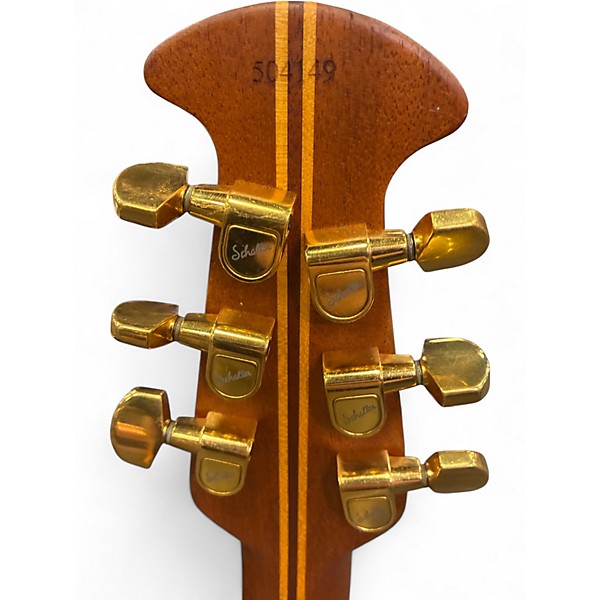 Used 1990s Ovation 1718 Elite Natural Acoustic Electric Guitar