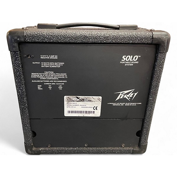 Used Peavey SOLO battery powered PA speaker Powered Speaker