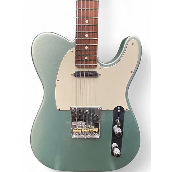 Used Fender American Professional II Telecaster Mystic Surf Green Solid Body Electric Guitar