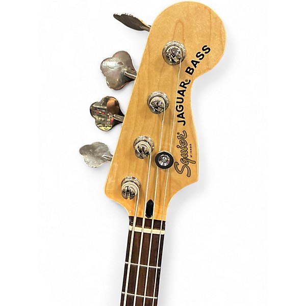 Used Squier JAGUAR BASS H CHARCOAL FROST METALLIC Electric Bass Guitar
