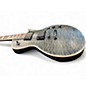Used ESP LTD EC401QM Transparent Gray Solid Body Electric Guitar
