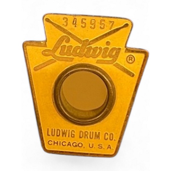 Vintage 1966 Ludwig 4 Piece Down Beat Blue Sparkle Drum Kit