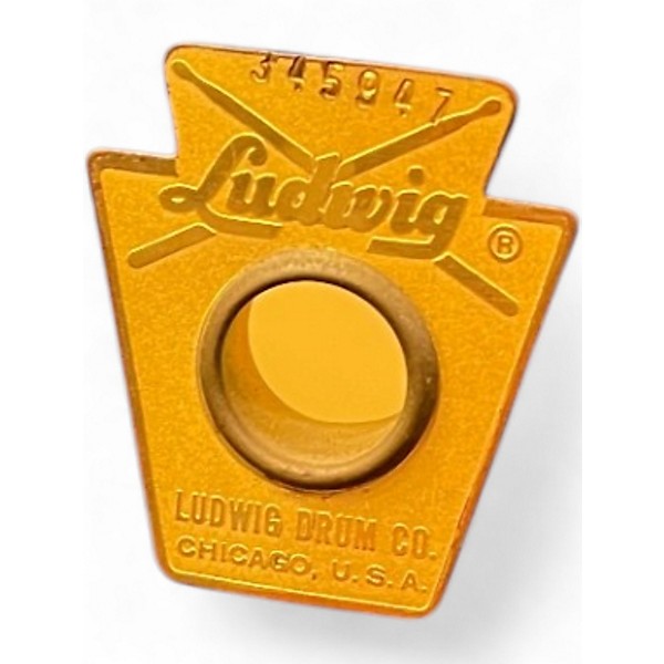 Vintage 1966 Ludwig 4 Piece Down Beat Blue Sparkle Drum Kit