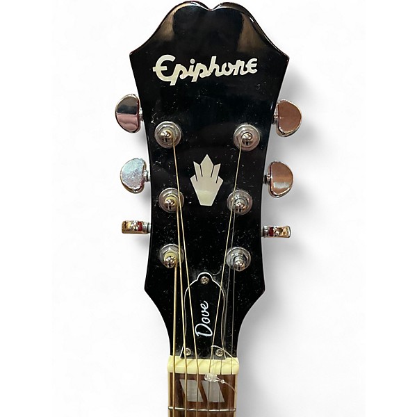 Used Epiphone Dove Natural Acoustic Guitar