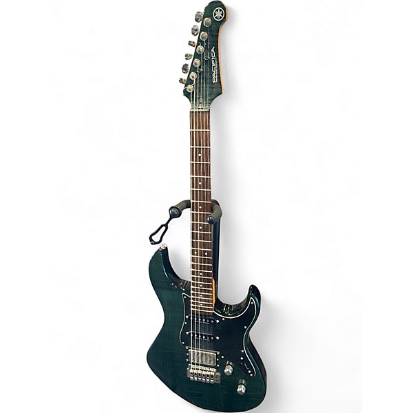 Used Yamaha PAC612VIIFM Indigo Blue Solid Body Electric Guitar