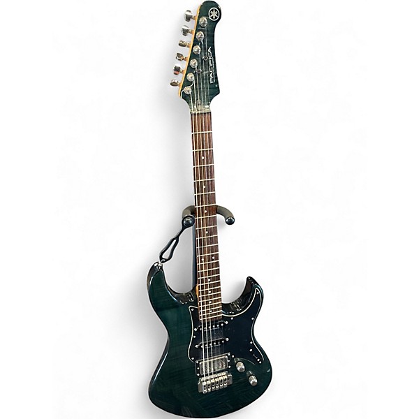 Used Yamaha PAC612VIIFM Indigo Blue Solid Body Electric Guitar