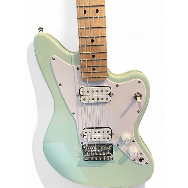 Used Squier Mini Jazzmaster Seafoam Green Solid Body Electric Guitar