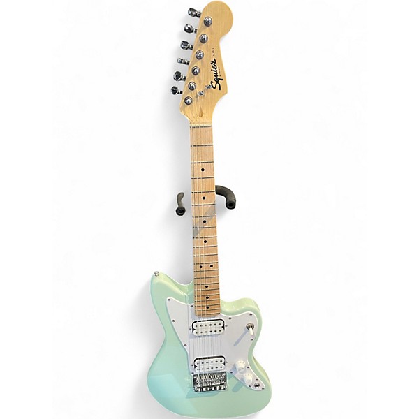 Used Squier Mini Jazzmaster Seafoam Green Solid Body Electric Guitar