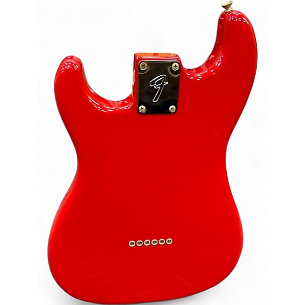 Vintage 1982 Fender Bullet Stratocaster Red Solid Body Electric Guitar