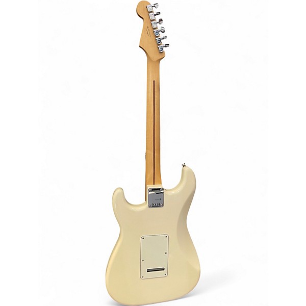 Used Fender Standard Stratocaster Cream Solid Body Electric Guitar