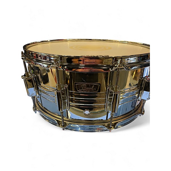 Used Pearl 14in Jupiter Chrome over brass Silver Drum