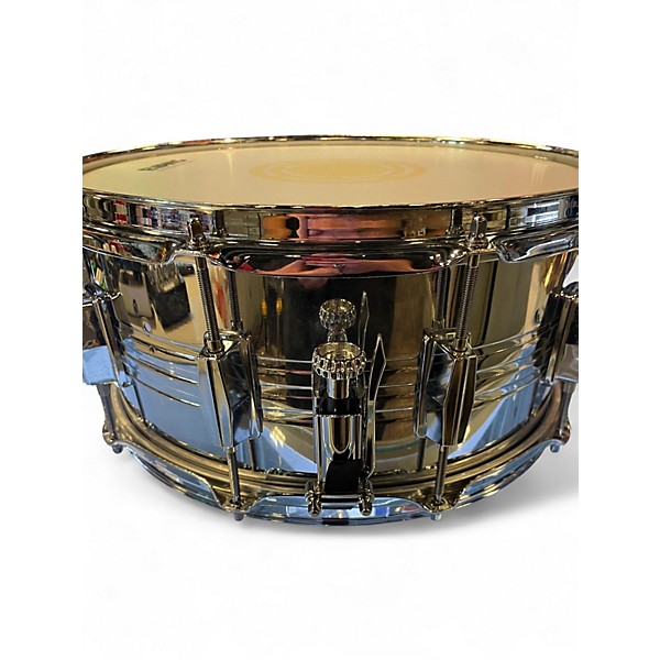 Used Pearl 14in Jupiter Chrome over brass Silver Drum