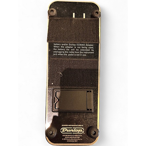 Used Dunlop GCB95F Crybaby Classic Wah With Fasel Inductor Effect Pedal