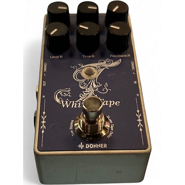 Used Donner White Tape Effect Pedal