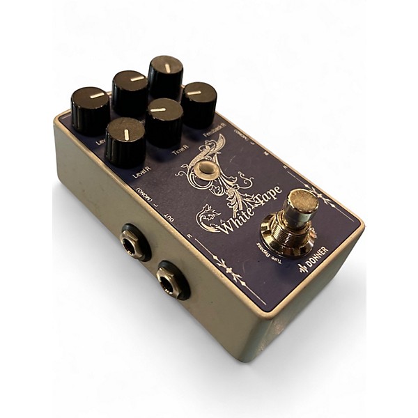 Used Donner White Tape Effect Pedal