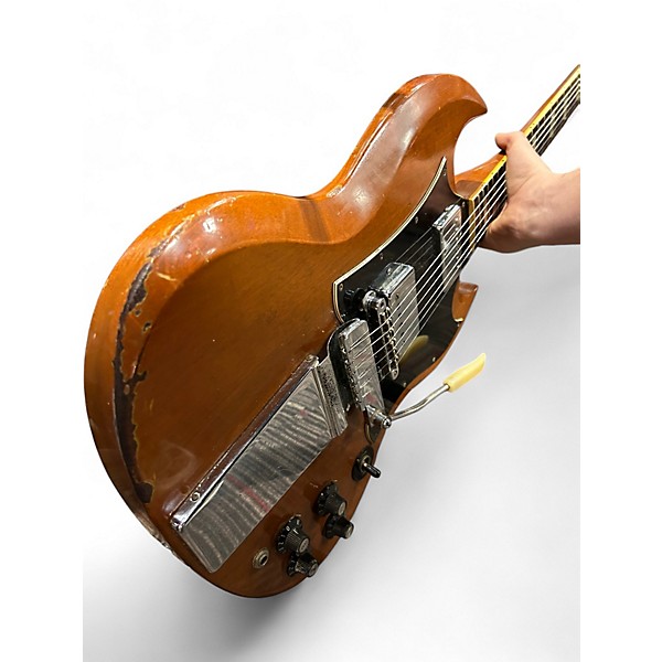 Vintage 1971 Gibson SG Cherry Solid Body Electric Guitar