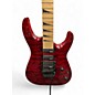 Used Jackson JS34Q Dinky DKAM red Solid Body Electric Guitar