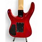 Used Jackson JS34Q Dinky DKAM red Solid Body Electric Guitar