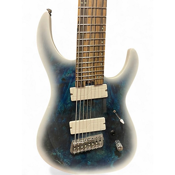 Used 2025 Legator Ninja X Multi Scale 8 arctic blue Solid Body Electric Guitar
