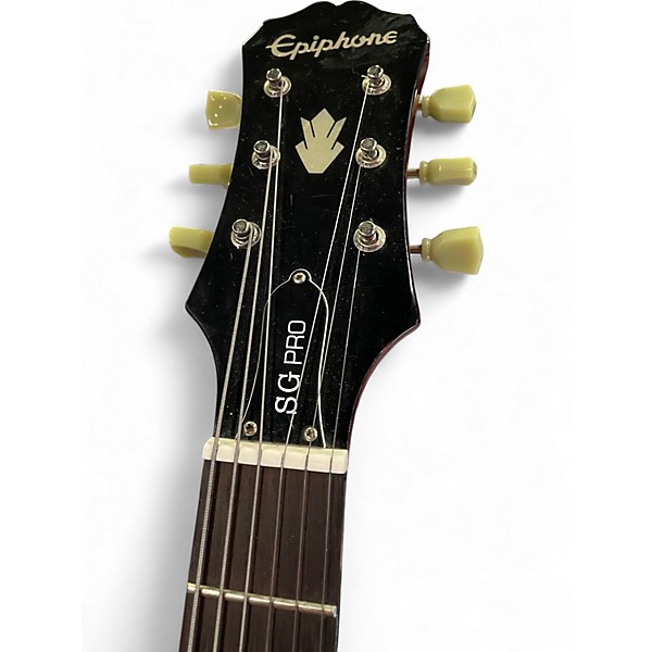Used Epiphone SG Pro Cherry Solid Body Electric Guitar