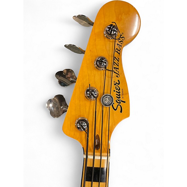 Used Squier Classic Vibe 70s Jazz Bass Natural Electric Bass Guitar