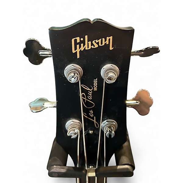 Used Gibson Les Paul Junior Tribute DC Bass Black Electric Bass Guitar