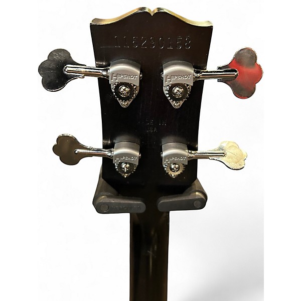 Used Gibson Les Paul Junior Tribute DC Bass Black Electric Bass Guitar