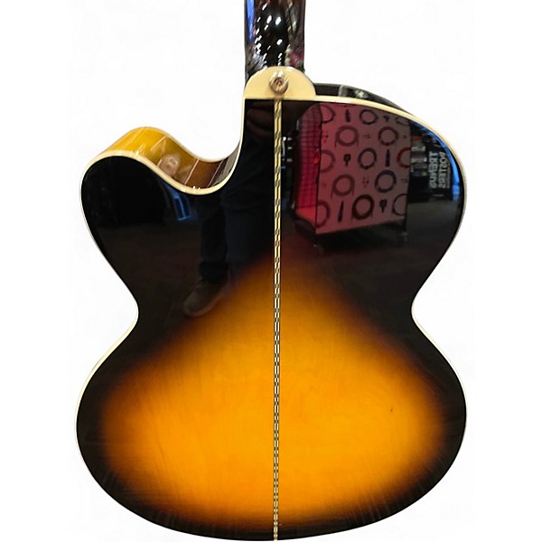 Used Epiphone EJ200SCE Sunburst Acoustic Electric Guitar