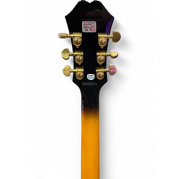 Used Epiphone EJ200SCE Sunburst Acoustic Electric Guitar