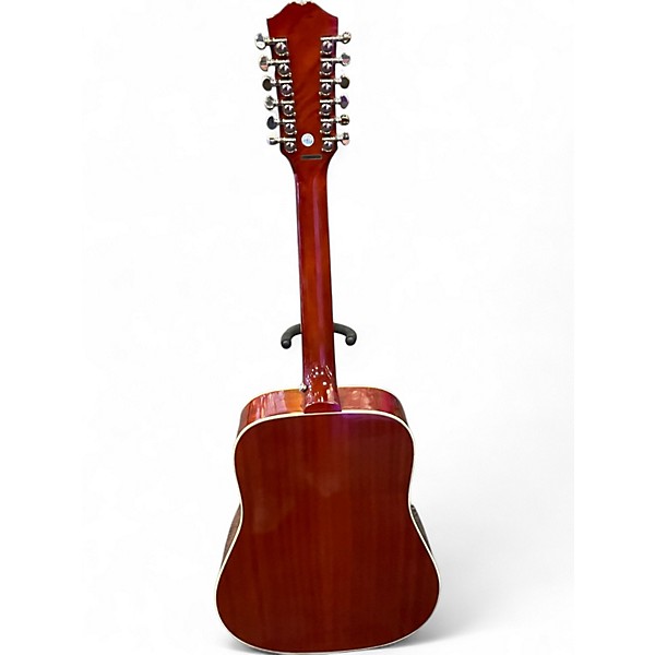 Used Epiphone INSPIRED BY GIBSON HUMMINGBIRD 12 STRING Sunburst 12 String Acoustic Electric Guitar